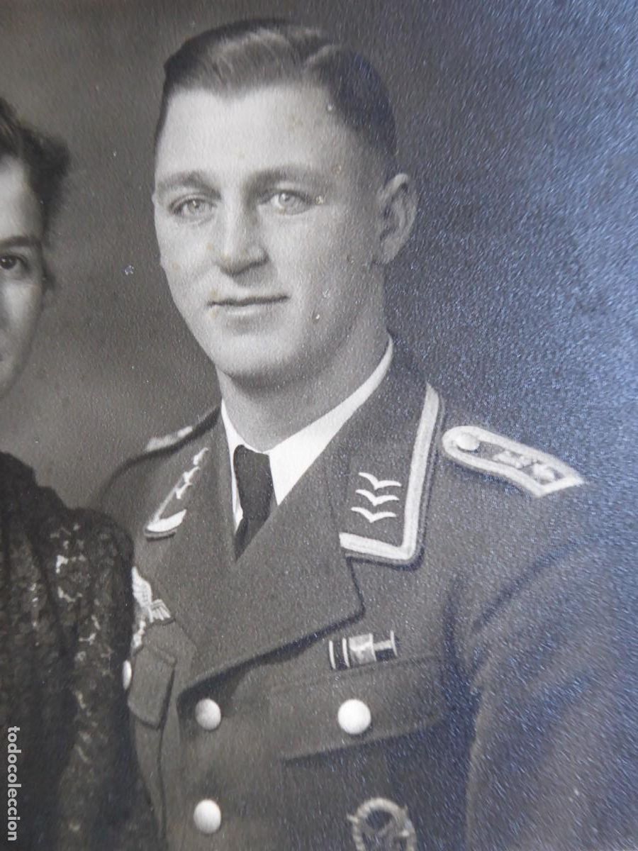 Militaria: Fotograf&iacute;a brigada luftwaffe. Feldwebel