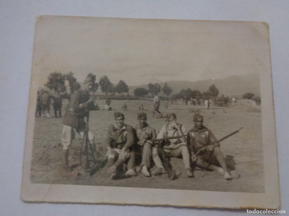 Militaria: GUERRA CIVIL : FOTO DE SARGENTOS , POSIBLEMENTE LA ACADEMIA DE PROVISIONALES DE RIFFIEN, 1938