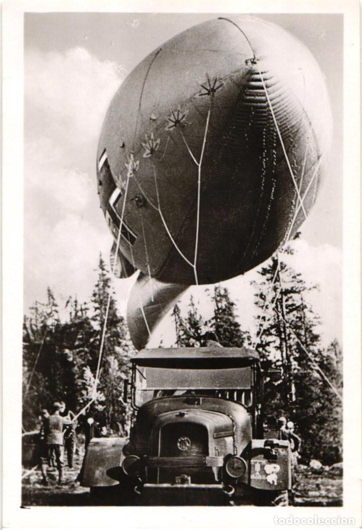 Militaria: Propaganda-Kompanie Aufnahme III Reich - A&ntilde;o 1942 - Globo Cautivo de Observaci&oacute;n - Fesselballon -