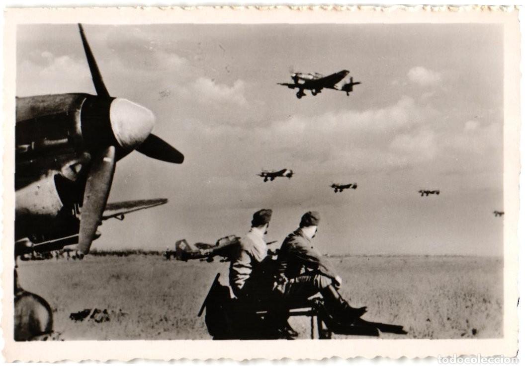 Militaria: Propaganda-Kompanie Aufnahme III Reich - A&ntilde;o 1942 - Los Stukas alemanes despegan para el ataque