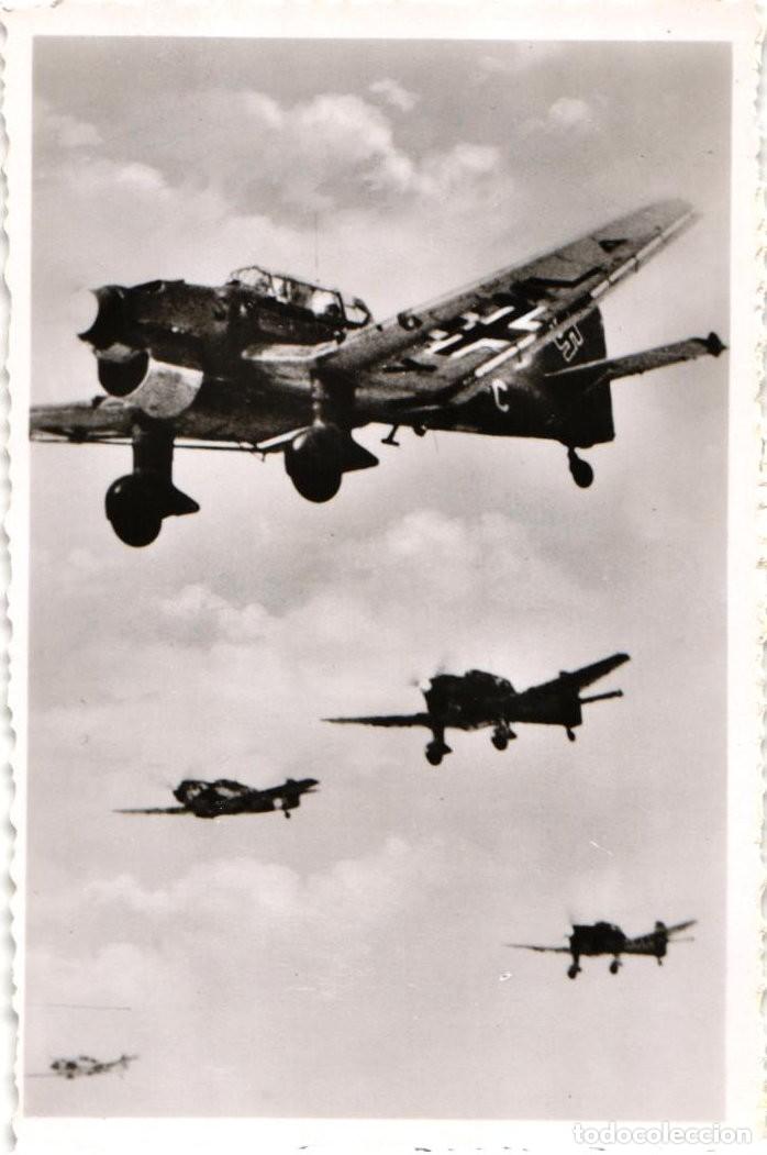 Militaria: Propaganda-Kompanie Aufnahme III Reich - A&ntilde;o 1942 - Una formaci&oacute;n de Stukas en misi&oacute;n