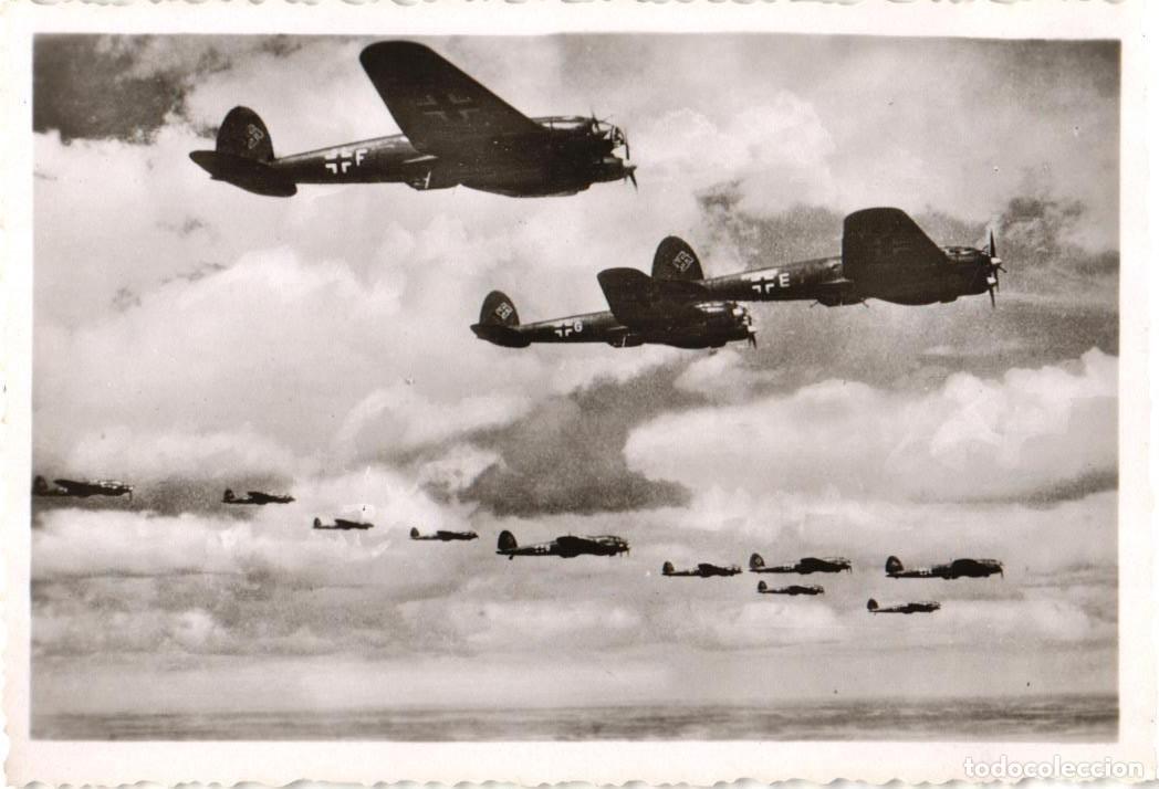 Militaria: Propaganda-Kompanie Aufnahme III Reich - A&ntilde;o 1942 - Escuadr&oacute;n de combate alem&aacute;n destino Inglaterra