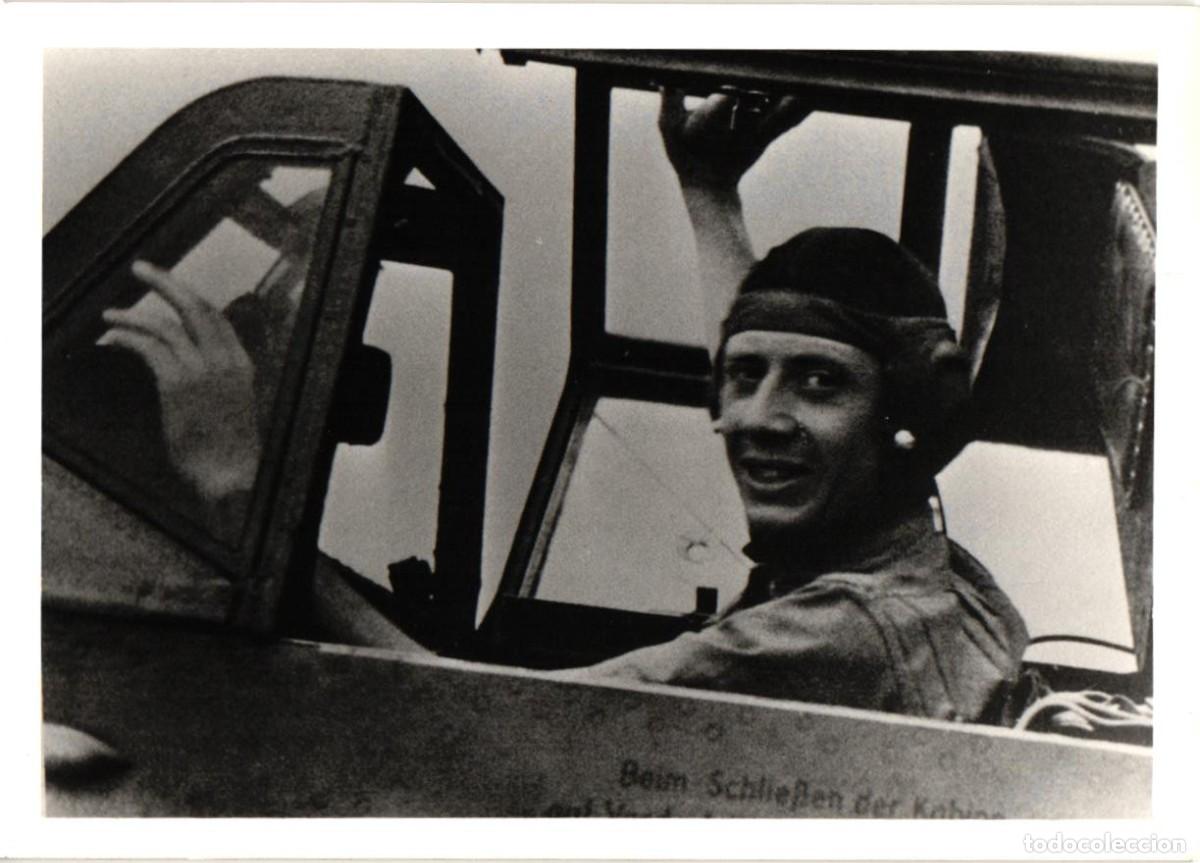 Militaria: LUFTWAFFE Junkers Ju 87 o Stuka Piloto en cabina Propaganda-Kompanie III Reich