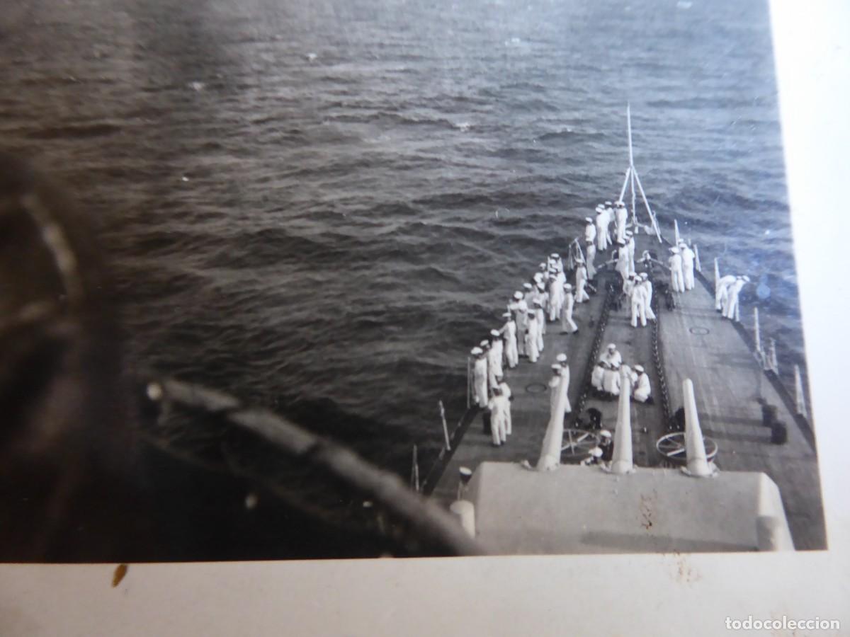Militaria: Fotograf&iacute;a acorazado alem&aacute;n.