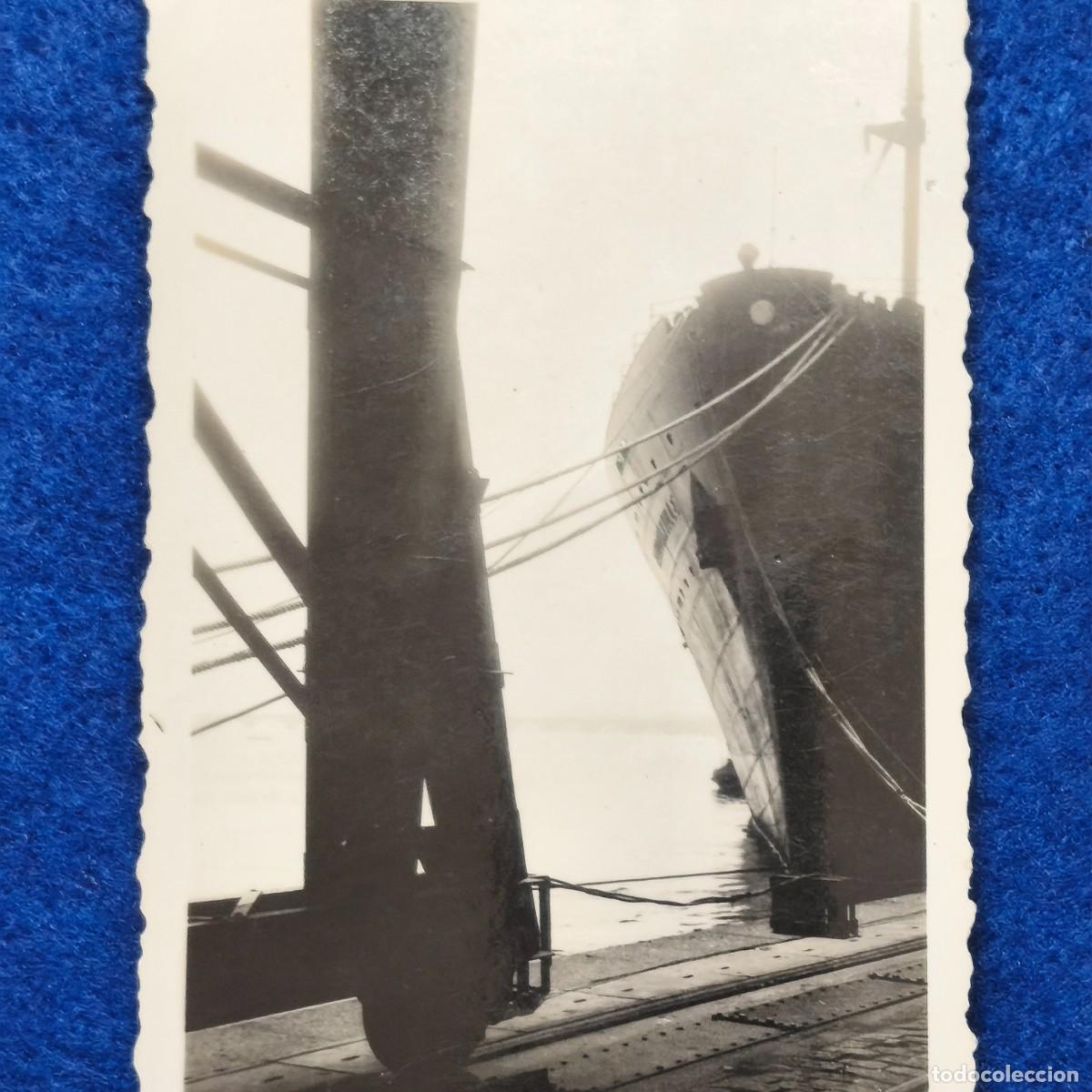 Militaria: BARCO ATRACADO EN UN PUERTO DEL BALTICO. III REICH