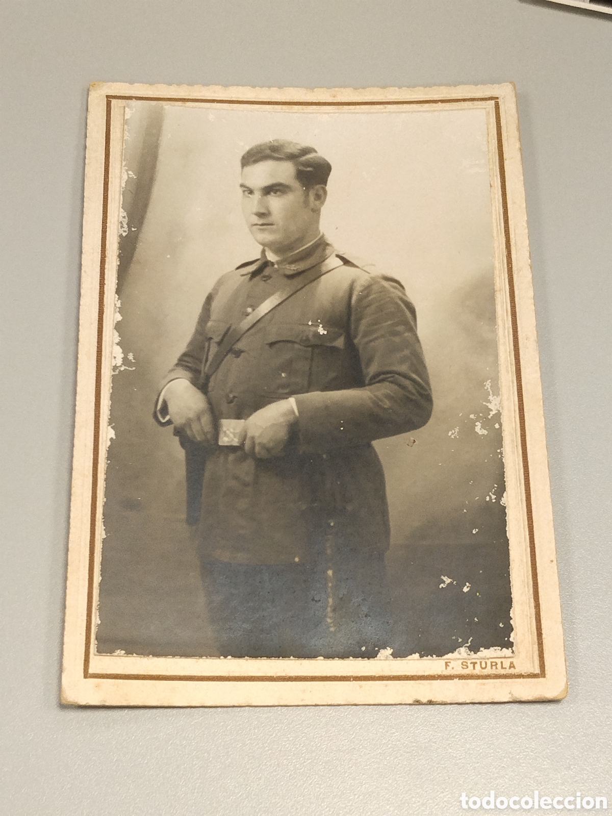 Militaria: Fotograf&iacute;a militar infanter&iacute;a republica espa&ntilde;ola.republicano.pre guerra civil.islas baleares.mahon