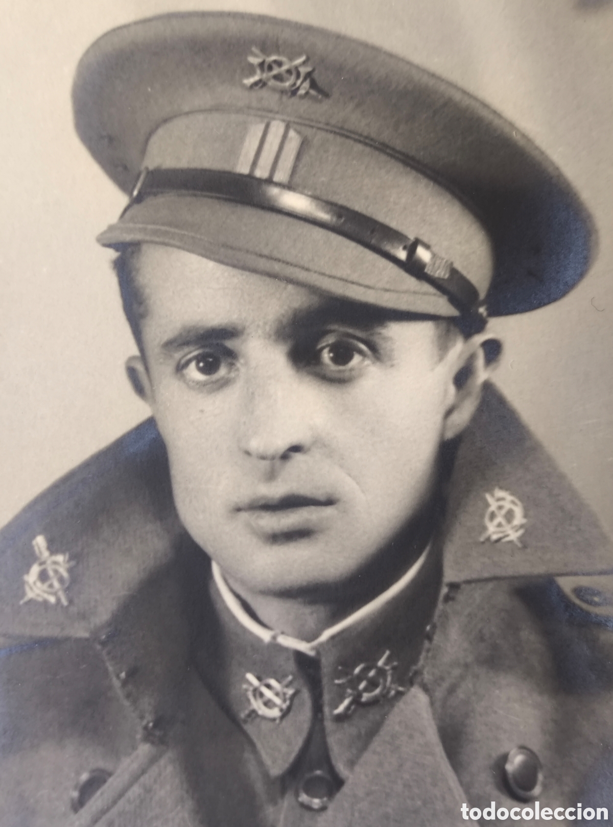 Militaria: FOTOGRAF&Iacute;A RETRATO DE ESTUDIO CABO DE ARTILLER&Iacute;A POSTAL FOTOGR&Aacute;FICA 1934