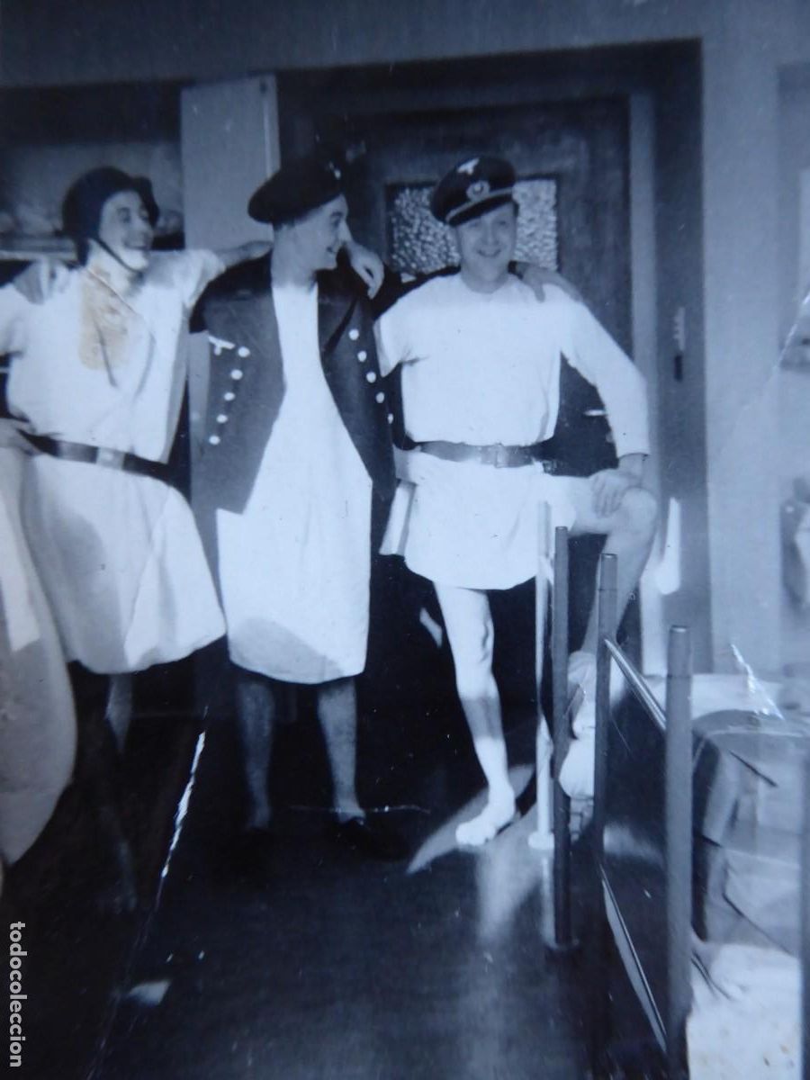 Militaria: Fotograf&iacute;a marineros Kriegsmarine.