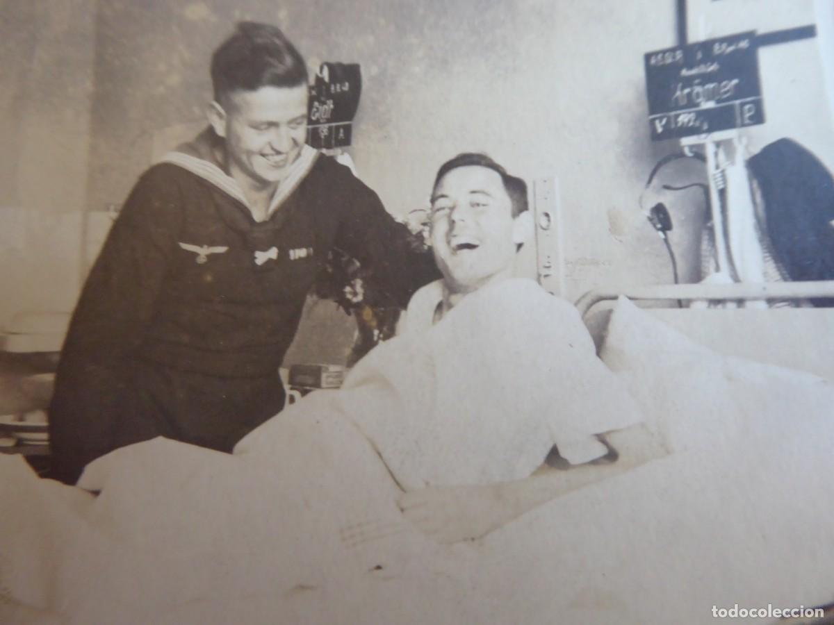 Militaria: Fotograf&iacute;a marineros Kriegsmarine.