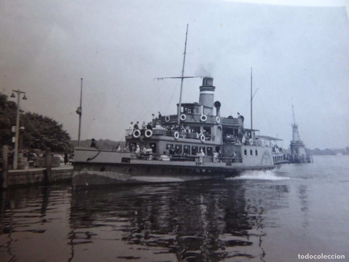 Militaria: Fotograf&iacute;a barco alem&aacute;n.