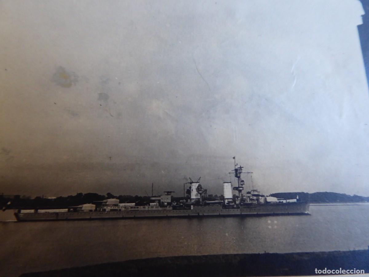 Militaria: Fotograf&iacute;a crucero alem&aacute;n.