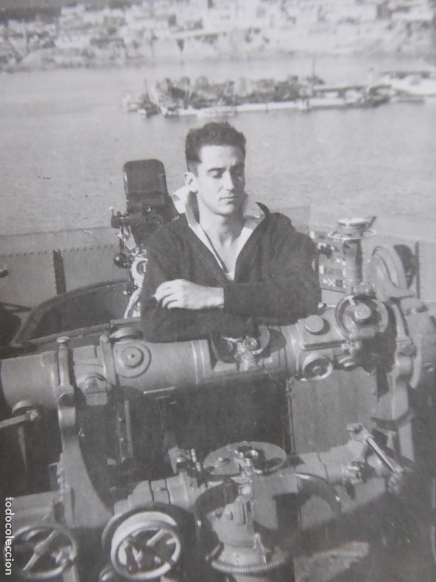 Militaria: Fotograf&iacute;a marinero armada.