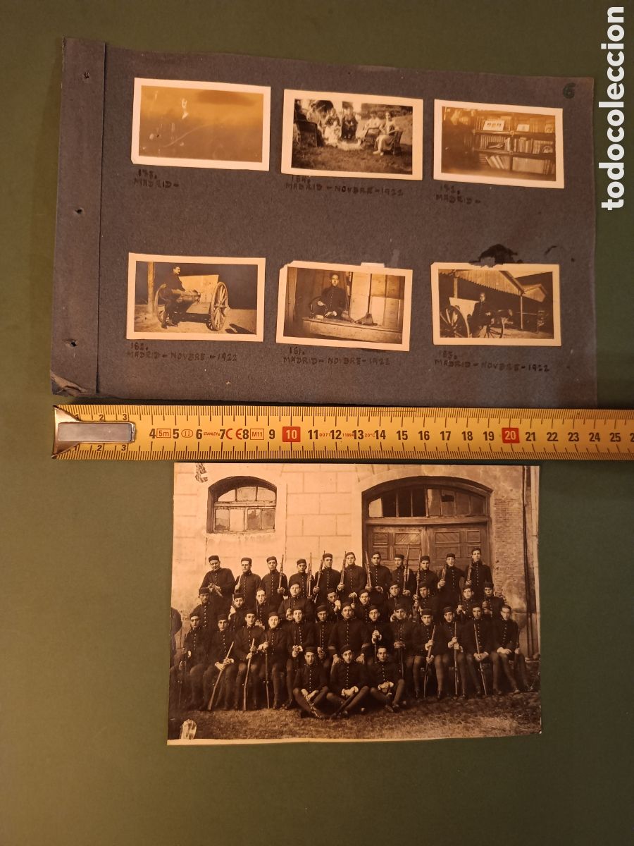Militaria: 7 FOTOGRAF&Iacute;AS - 1922 -MADRID