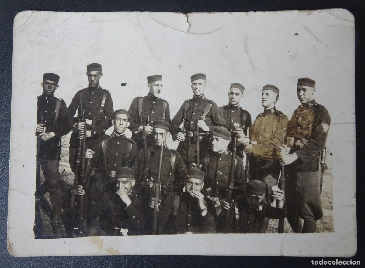 Militaria: ANTIGUA FOTOGRAF&Iacute;A, GRUPO DE MILITARES, UNIFORMES, VER FOTOS