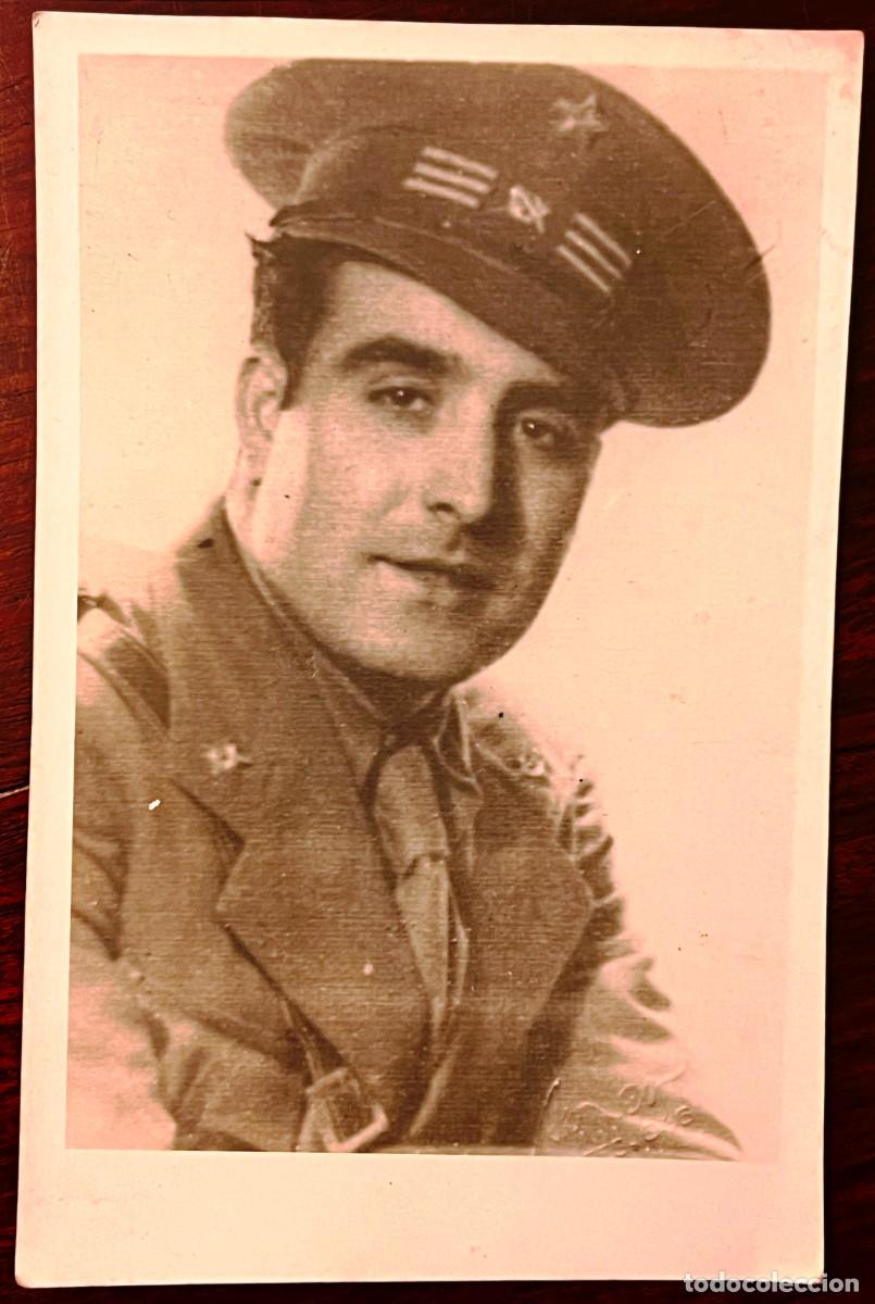 Militaria: FOTOGRAFIA DE CAPITAN DEL EJERCITO POPULAR DE LA REPUBLICA, GUERRA CIVIL, POR DETRAS ESCRITO PONE NO
