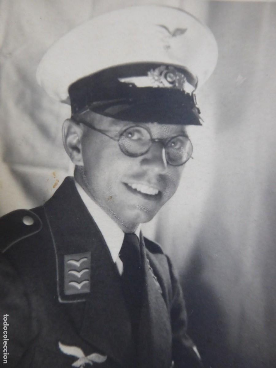 Militaria: Fotograf&iacute;a sargento Luftwaffe.