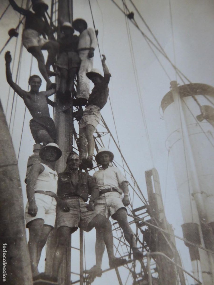 Militaria: Fotograf&iacute;a marineros kriegsmarine.