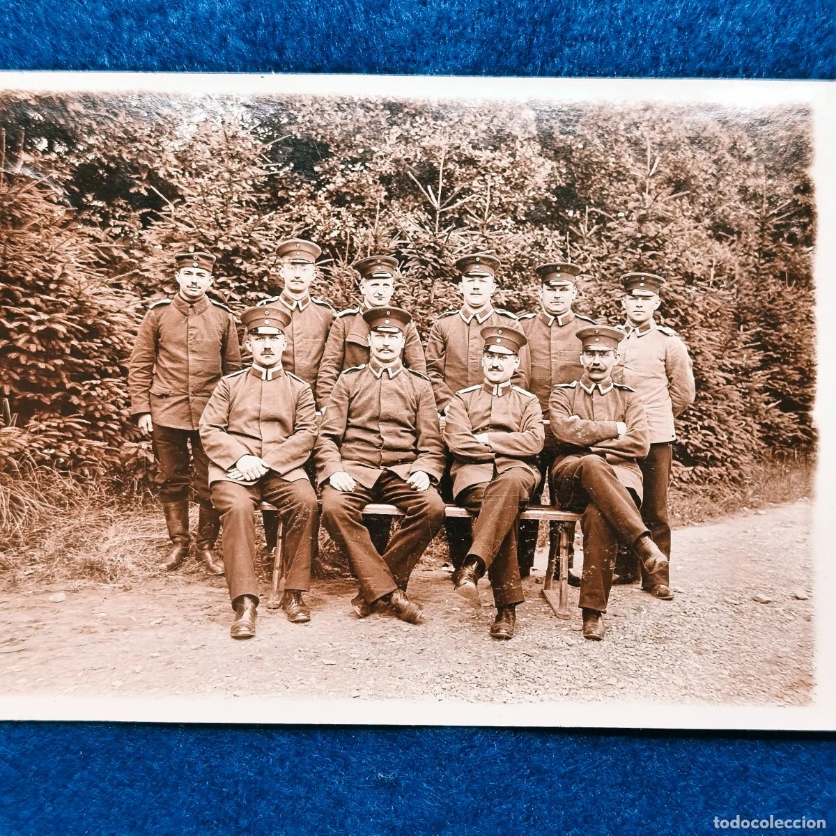 Militaria: OFICIALES IMPERIALES POSANDO SENTADO. II REICH. A&Ntilde;O 1913