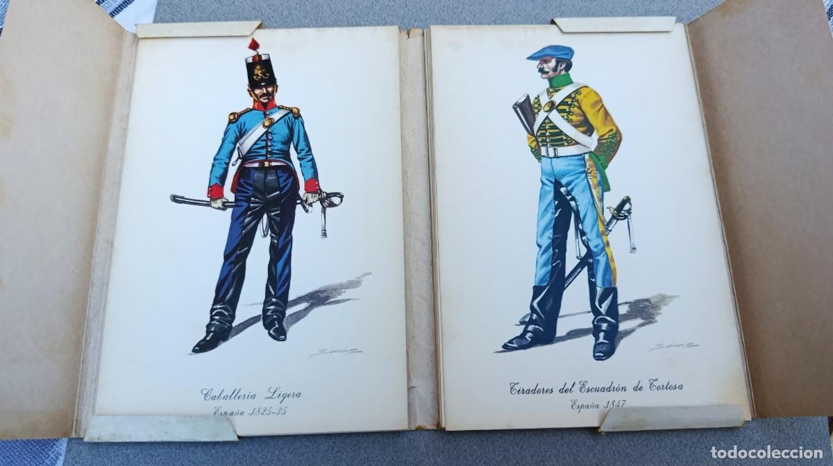 Militaria: GUERRAS CARLISTAS 1833-1875. DELF&Iacute;N SALAS. COLECCI&Oacute;N DE 35 L&Aacute;MINAS.