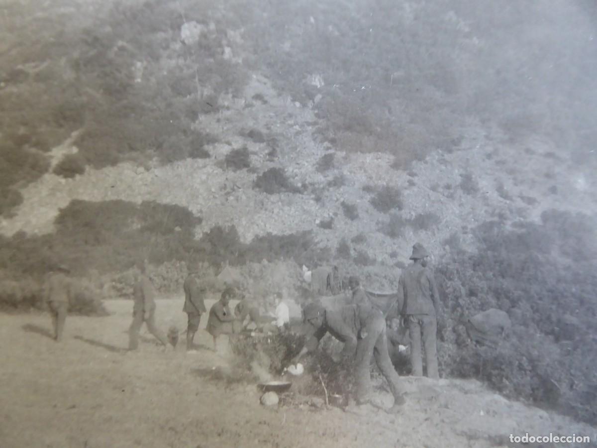 Militaria: Fotograf&iacute;a soldados del ej&eacute;rcito espa&ntilde;ol. Guerra de Marruecos