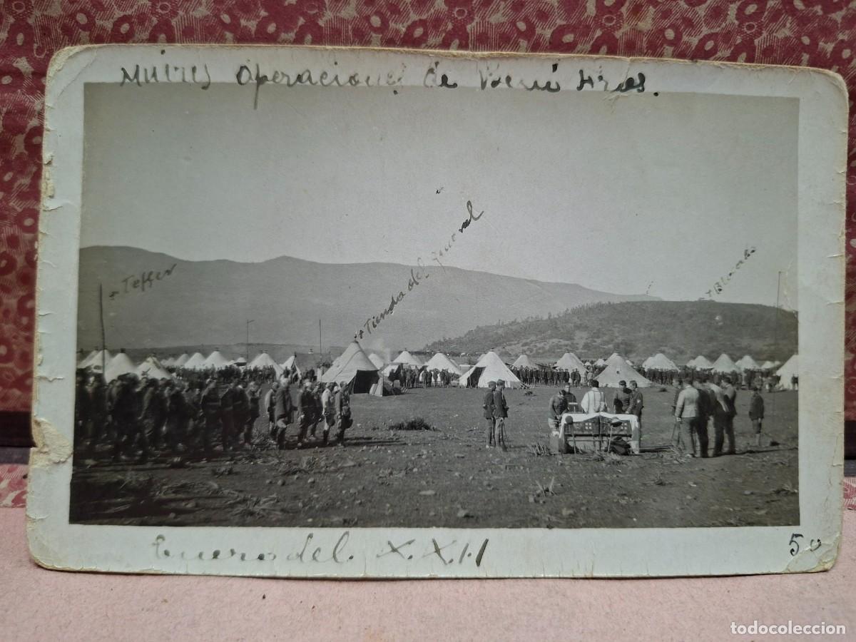 Militaria: ANTIGUA FOTOGRAFIA MILITAR MANIOBRAS MISA DE CAMPA&Ntilde;A 1922
