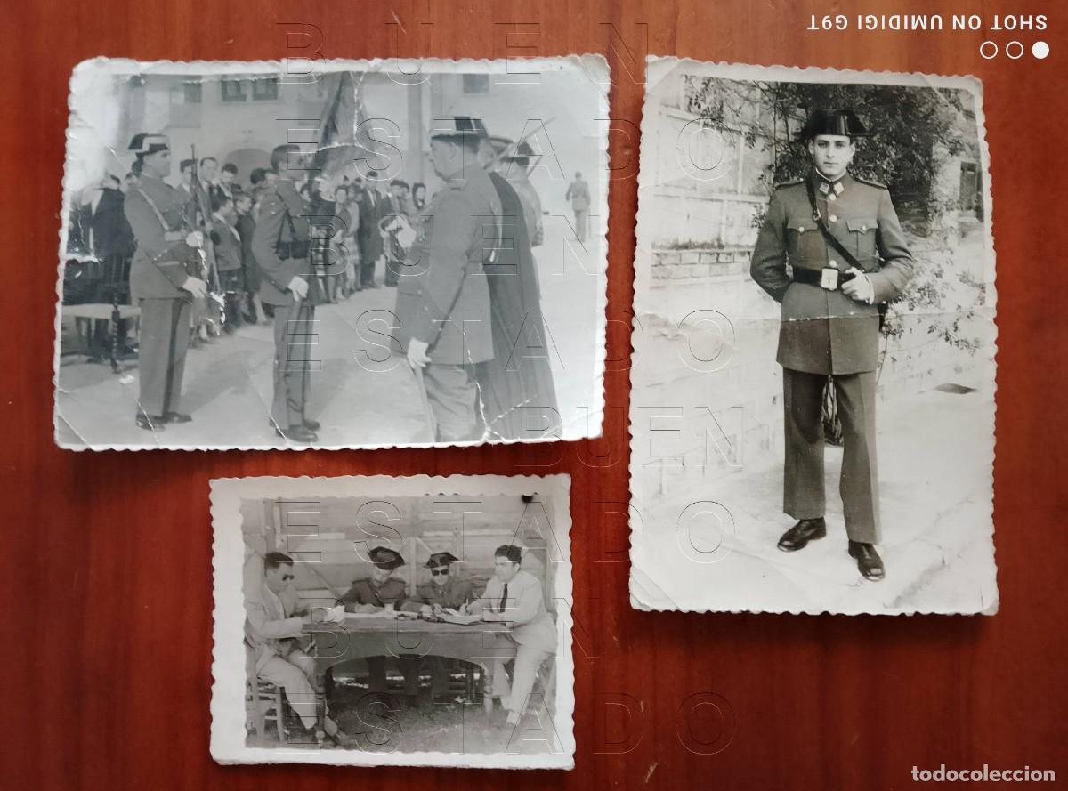 Militaria: UBEDA JAEN GUARDIA CIVIL 3 FOTOGRAFIAS ANTIGUAS M38
