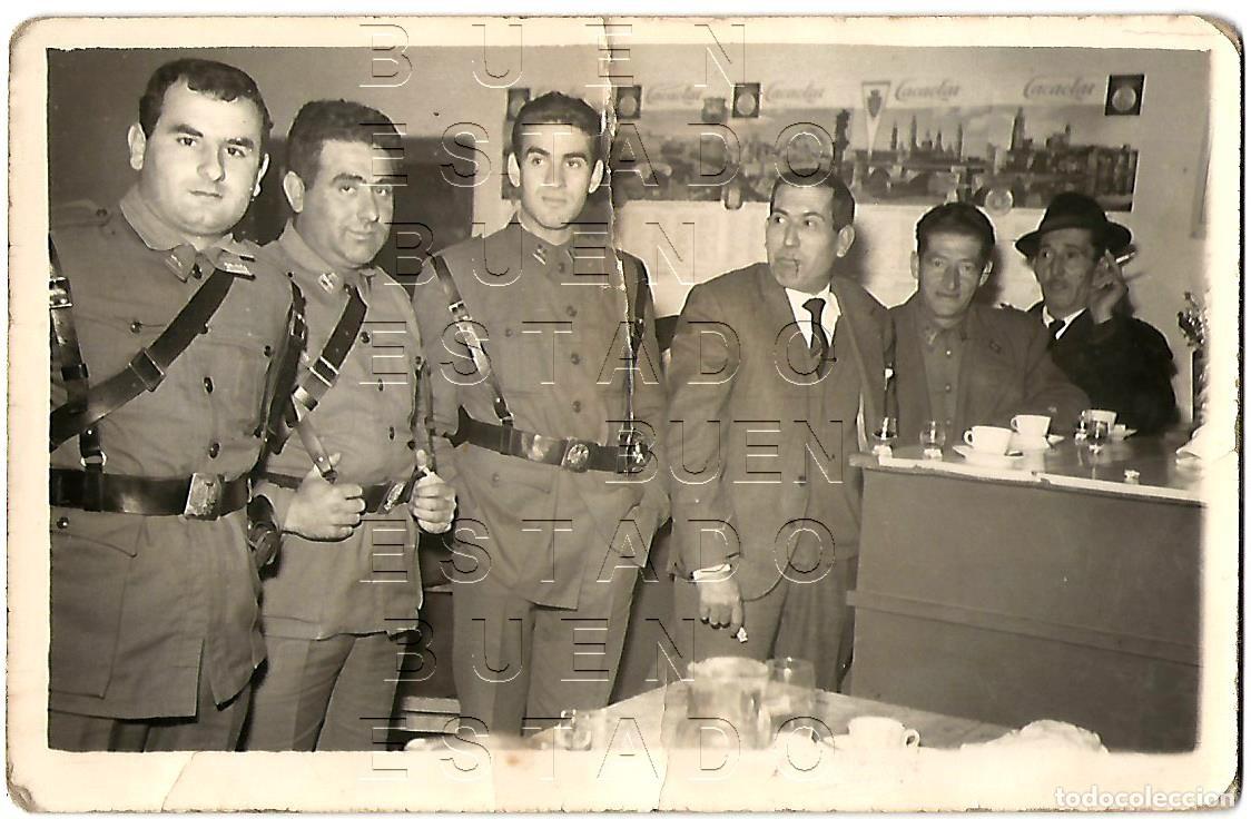 Militaria: POMAR DE CINCA HUESCA GUARDIA CIVIL FOTOGRAFIA ANTIGUA 14X9 M47