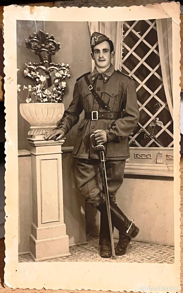 Military Antiques: ANTIGUA FOTOGRAFIA DE MILITAR DEL CUERPO DE CABALLERIA, TAMA&Ntilde;O POSTAL, 13,5 X 8,5 CMS.