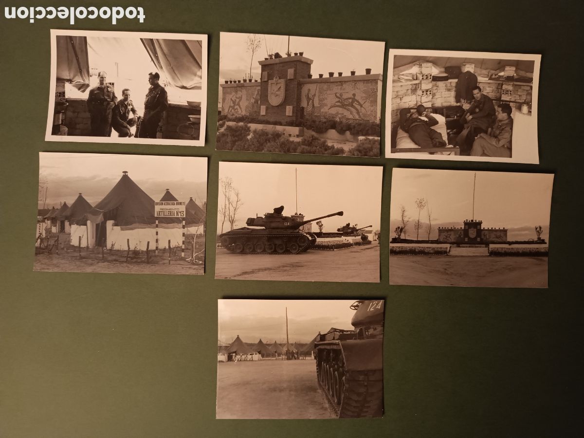Militaria: CAMPAMENTO EL GOLOSO 1963 - 7 FOTOGRAF&Iacute;AS - 10,5x7,5cm aprox.