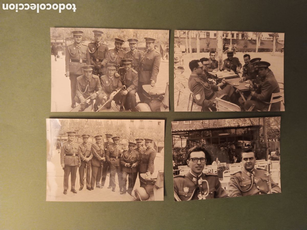 Militaria: REGIMIENTO DE ARTILLER&Iacute;A N&ordm; 13 GETAFE 1963 - 4 FOTOGRAF&Iacute;AS - 10,5x7,5cm aprox.