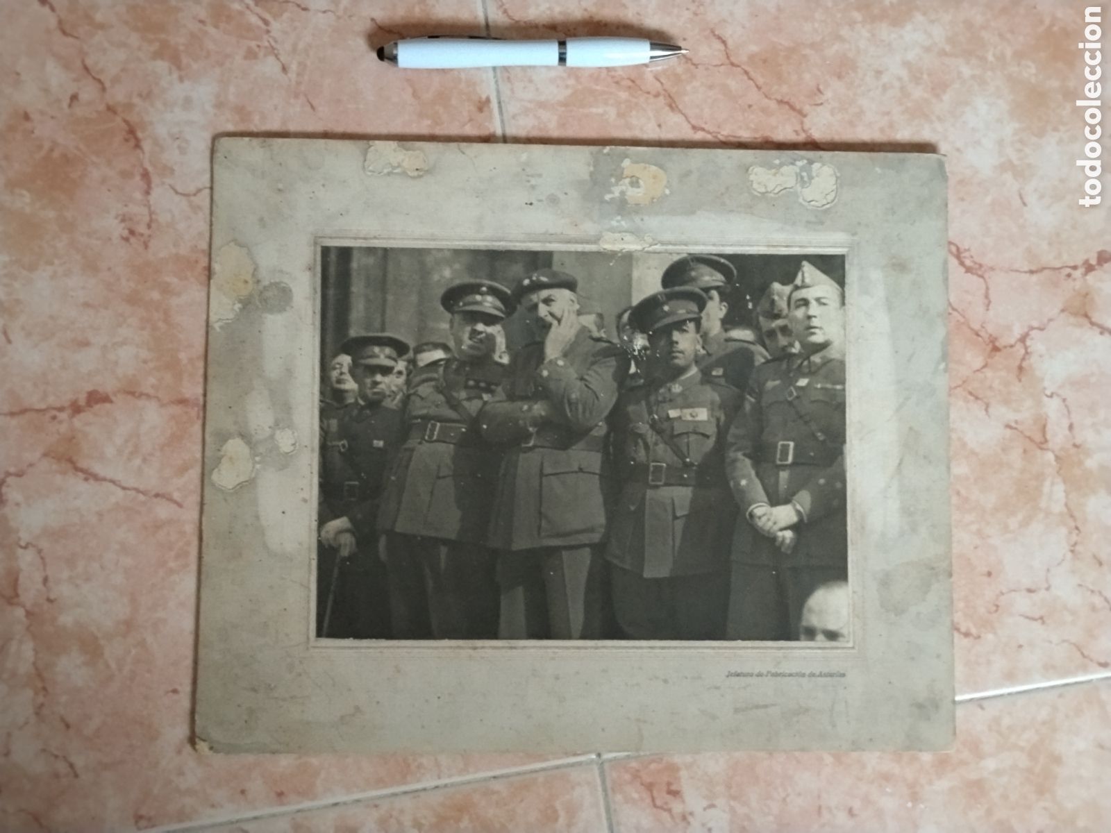 Military Antiques: Fotograf&iacute;a guerra civil bando nacional Oviedo.Asturias.falange.requete.militar.patriotico.oficiales.