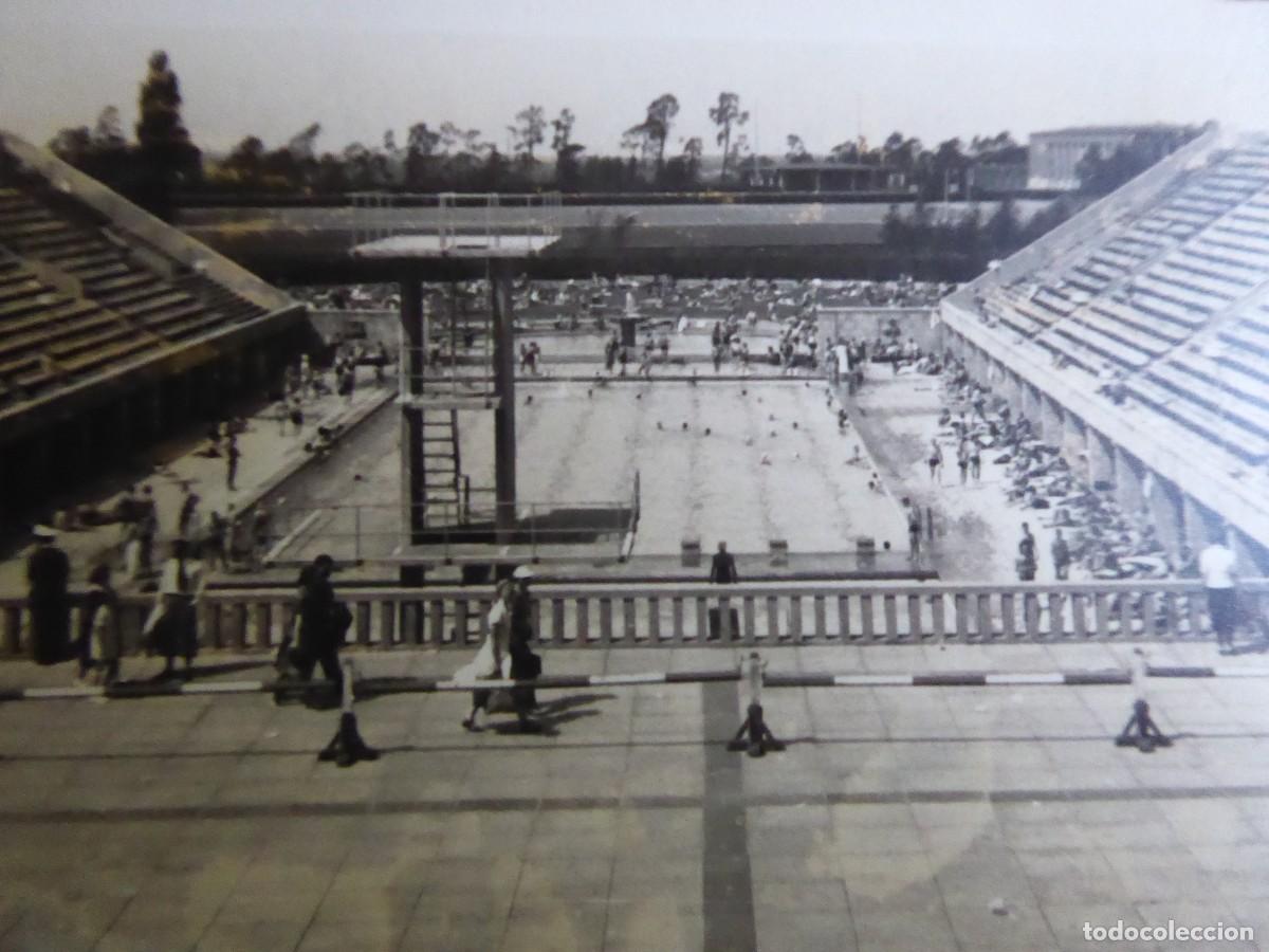 Militaria: Fotograf&iacute;a piscina ol&iacute;mpica Berl&iacute;n. 1939