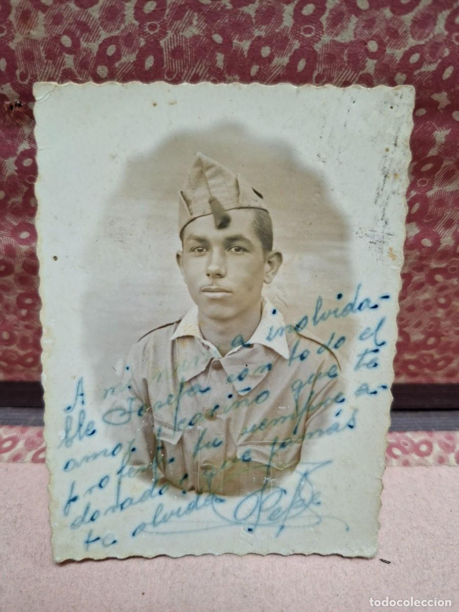 Militaria: ANTIGUA FOTOGRAFIA MILITAR ARRECIFE 1944