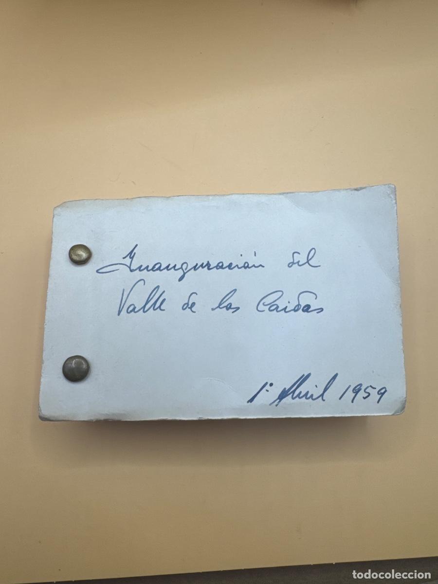Militaria: &Aacute;LBUM FOTOGR&Aacute;FICO ORIGINAL INAUGURACI&Oacute;N VALLE DE LOS CA&Iacute;DOS 1959 &ndash; FRANCO &ndash; 41 FOTOS IN&Eacute;DITAS