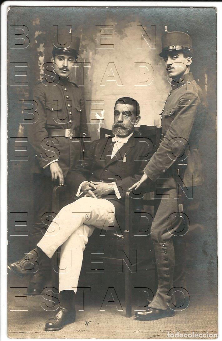 Militaria: 1921 REGIMIENTO DE INFANTERIA GRANADA 34 FOTOGRAFIA UNICA 13X8 M59