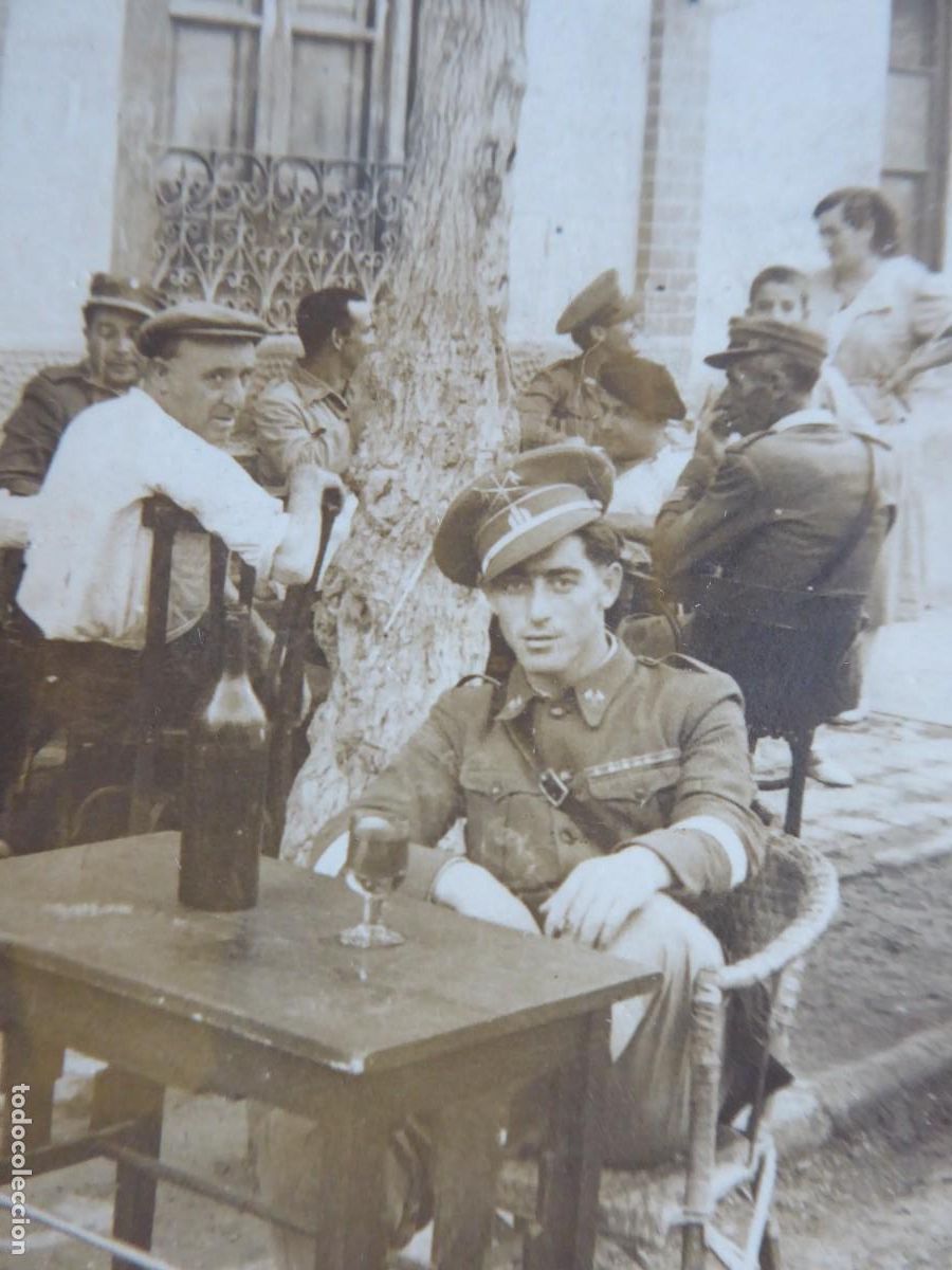 Militaria: Fotograf&iacute;a sargento caballer&iacute;a del ej&eacute;rcito espa&ntilde;ol. 1940