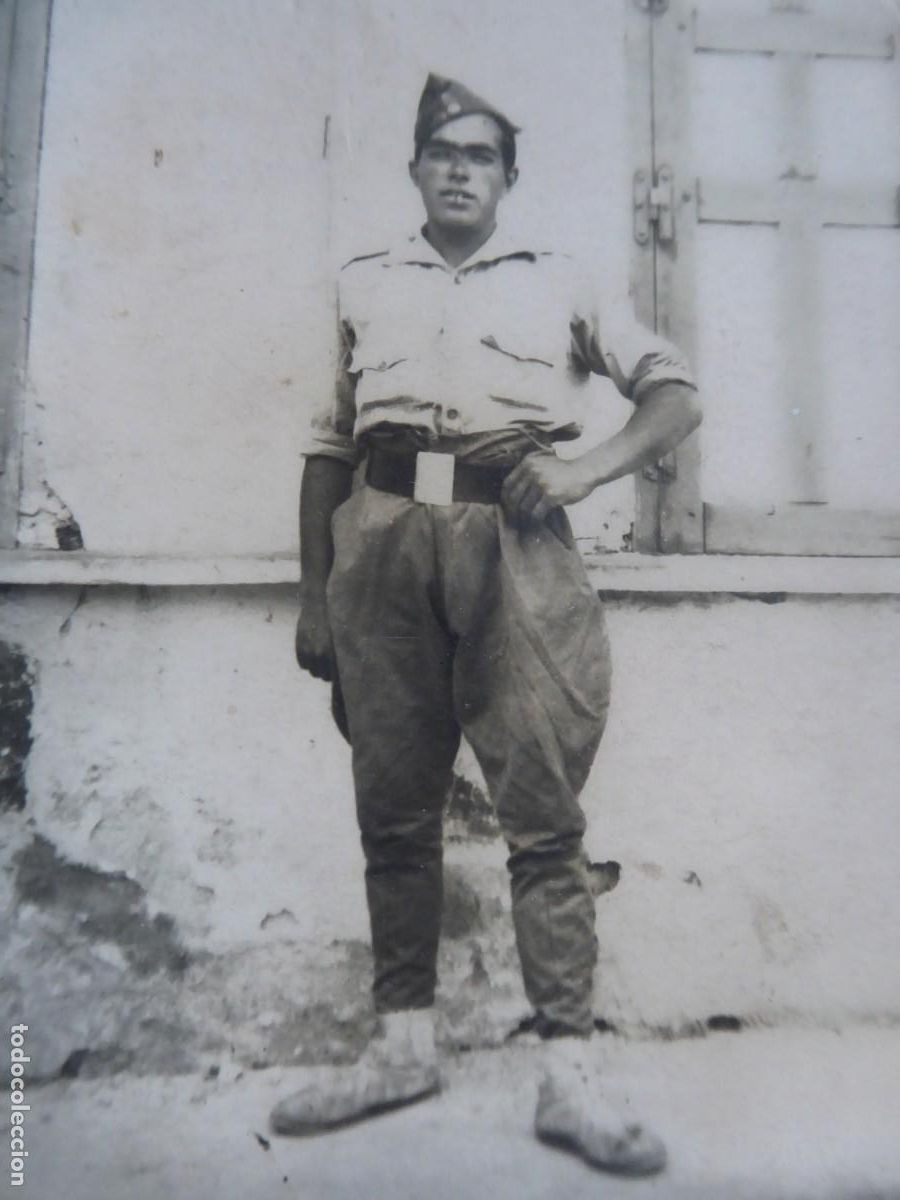 Militaria: Fotograf&iacute;a legionario. Guerra Civil