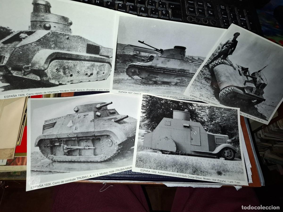 Militaria: Carro de combate y autoametralladora. 1926.1932.1936.1937.1940