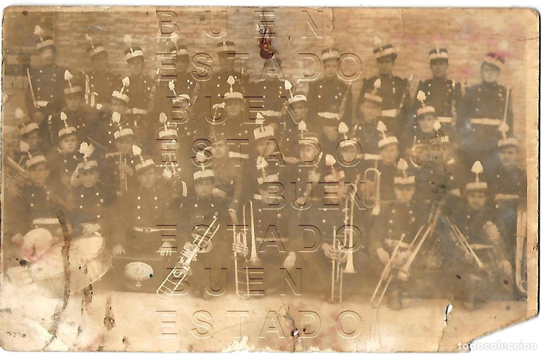 Militaria: COMPA&Ntilde;IA DE ZAPADORES BATALLON REGIMIENTO N&ordm; 2 BANDA DE MUSICA 1939 FOTOGRAFIA UNICA 14X9 M59