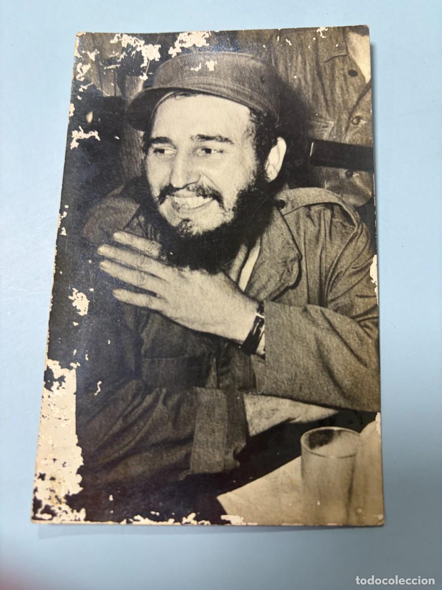 Militaria: FOTOGRAF&Iacute;A. CUBA. FIDEL CASTRO CON UNIFORME MILITAR. RETRATO. FOT&Oacute;GRAFO ST. NARANJO.