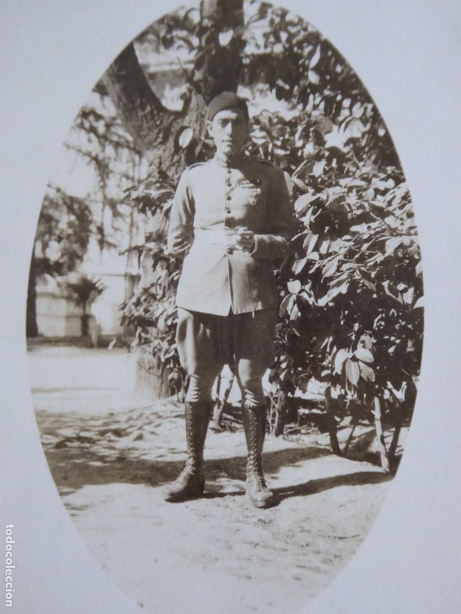 Militaria: Fotograf&iacute;a sargento regulares. Guerra de Marruecos