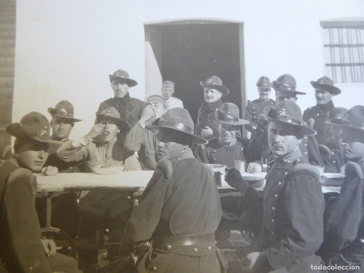 Militaria: Fotograf&iacute;a soldados cazadores de monta&ntilde;a del ej&eacute;rcito espa&ntilde;ol. Guerra de Marruecos