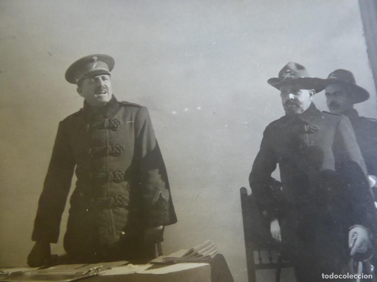 Militaria: Fotograf&iacute;a oficiales cazadores de monta&ntilde;a del ej&eacute;rcito espa&ntilde;ol. Guerra de Marruecos