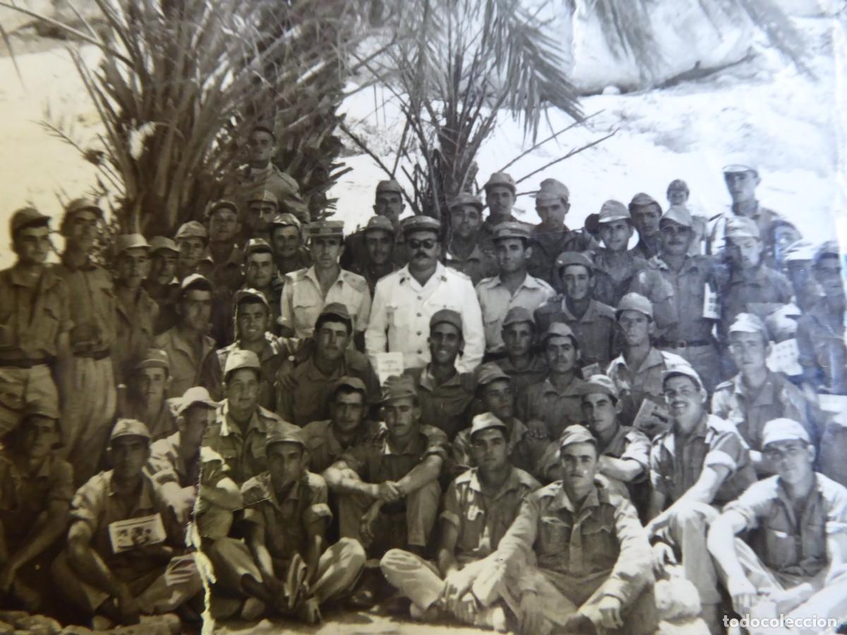 Militaria: Fotograf&iacute;a soldados agrupaci&oacute;n tropas n&oacute;madas.
