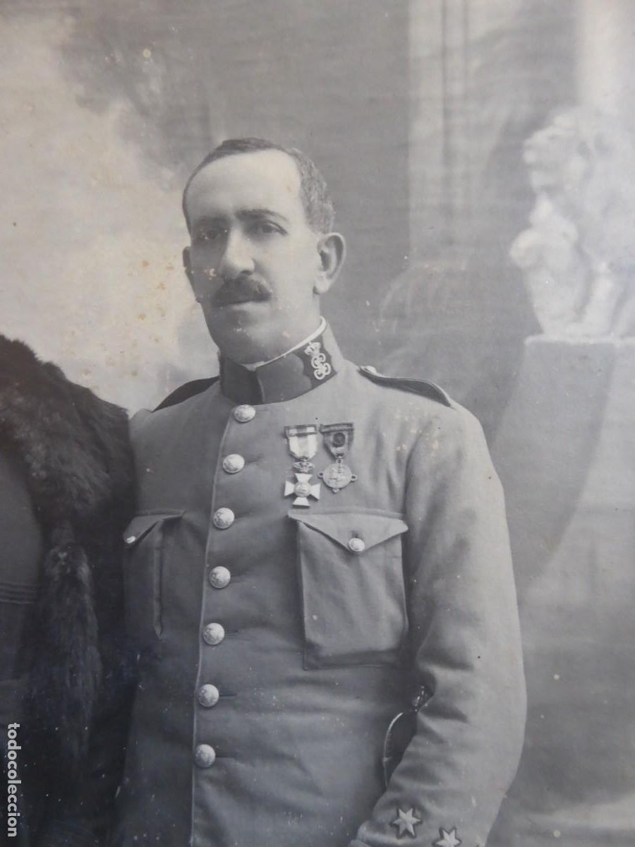 Militaria: Fotograf&iacute;a capit&aacute;n guardia Civil. Alfonso XIII