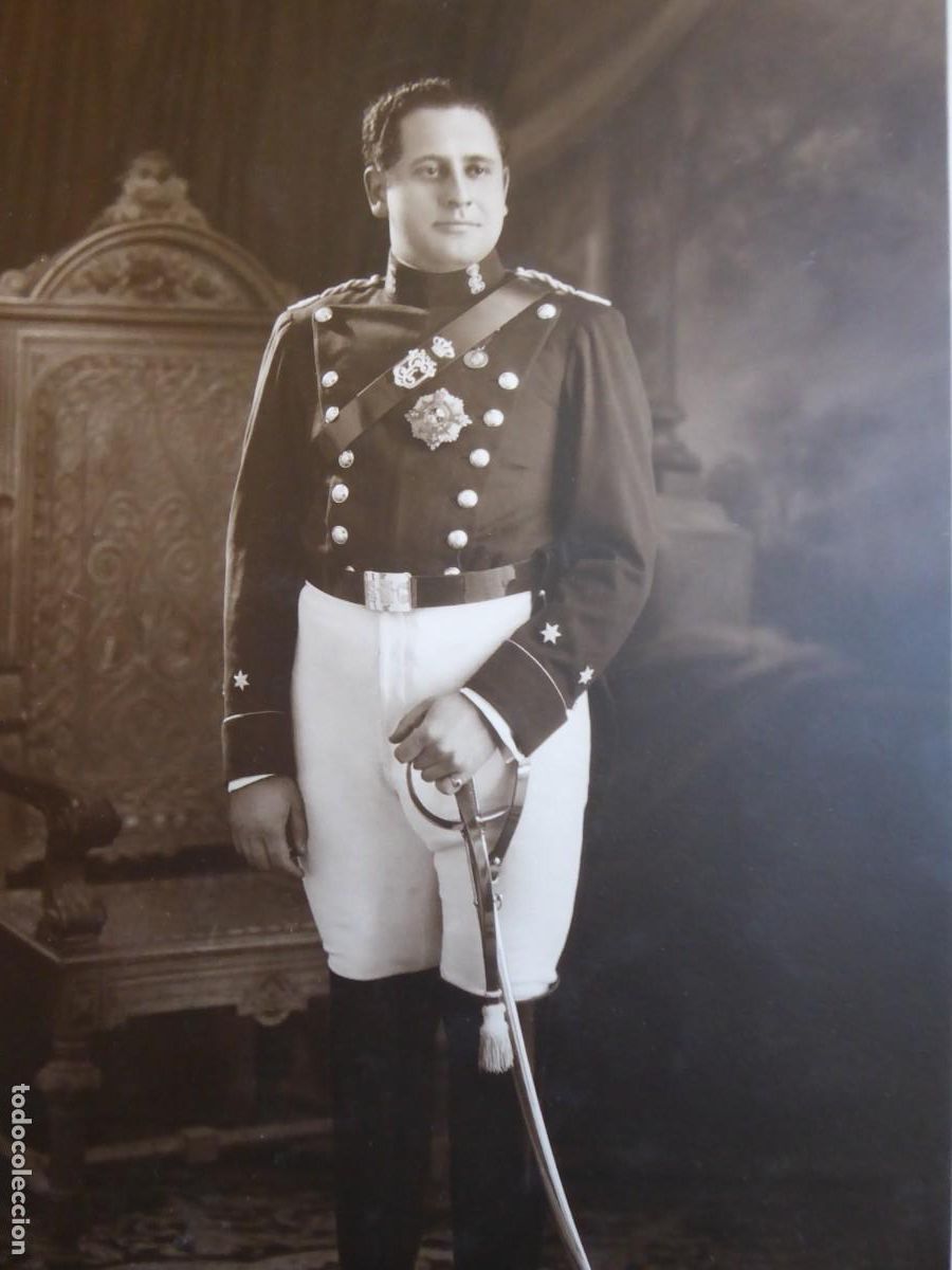 Militaria: Fotograf&iacute;a teniente guardia Civil. Alfonso XIII