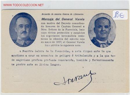 Militaria: (GUERRA CIVIL)RECUERDO DE NUESTRA GUERRA DE LIBERACION