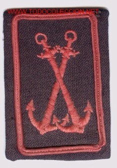 Militaria: Insignia de marina,Rep&uacute;blica Espa&ntilde;ola. Guerra civil espa&ntilde;ola.