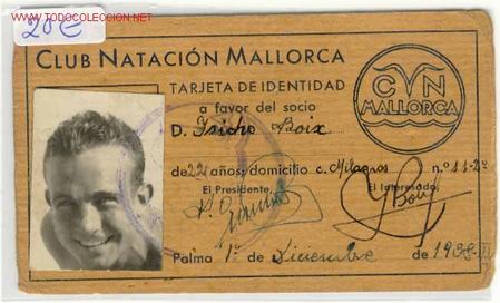 Militaria: (GUERRA CIVIL)CLUB NATACION MALLORCA
