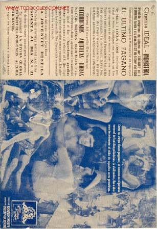 Militaria: (GUERRA CIVIL)PROGRAMA DE CINE - Foto 1